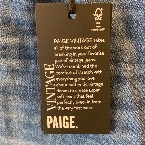 Paige 27 blue jeans - Picture 5 of 7